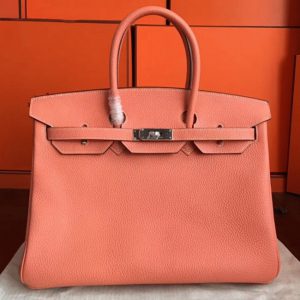 Faux sac de créateur Hermes Birkin 40cm sac à main crevette