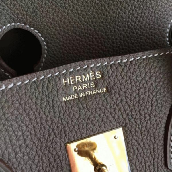 Réplique de luxe Hermes Birkin 40cm sac à main étoupe – Image 2