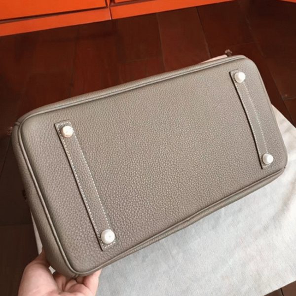 Réplique de luxe Hermes Birkin 40cm sac à main étoupe – Image 4