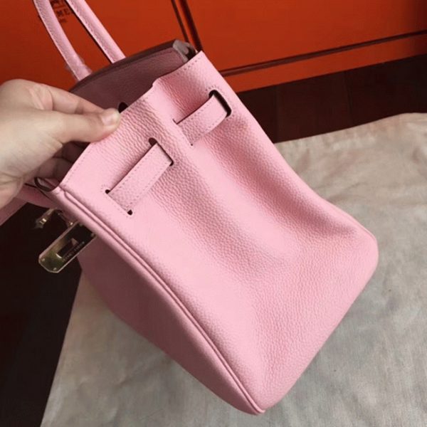 Contrefaçon Hermes Birkin 40cm sac à main rose – Image 2