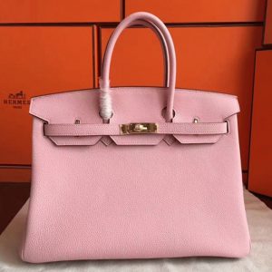 Contrefaçon Hermes Birkin 40cm sac à main rose