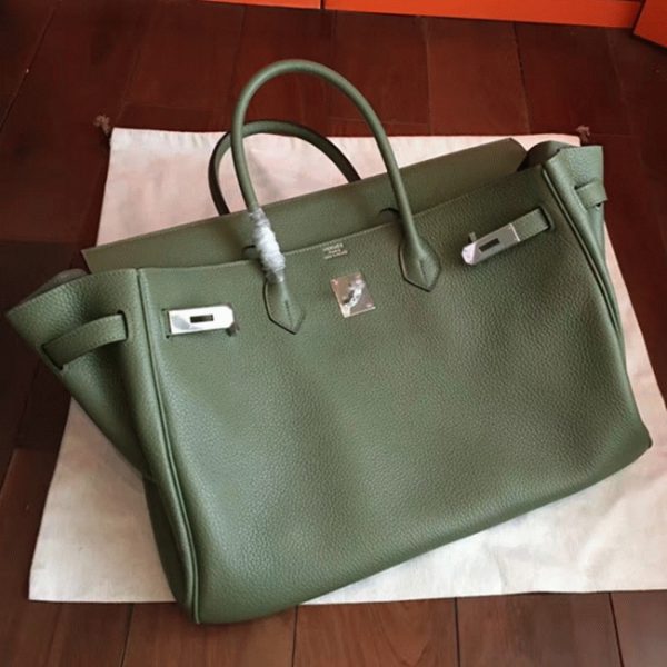 Fausse réplique Hermes Birkin 40cm sac à main canopée – Image 4