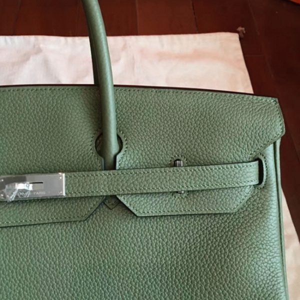 Fausse réplique Hermes Birkin 40cm sac à main canopée – Image 6