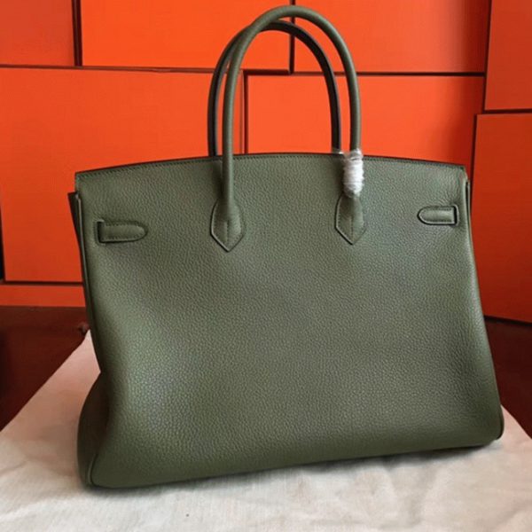Fausse réplique Hermes Birkin 40cm sac à main canopée – Image 7