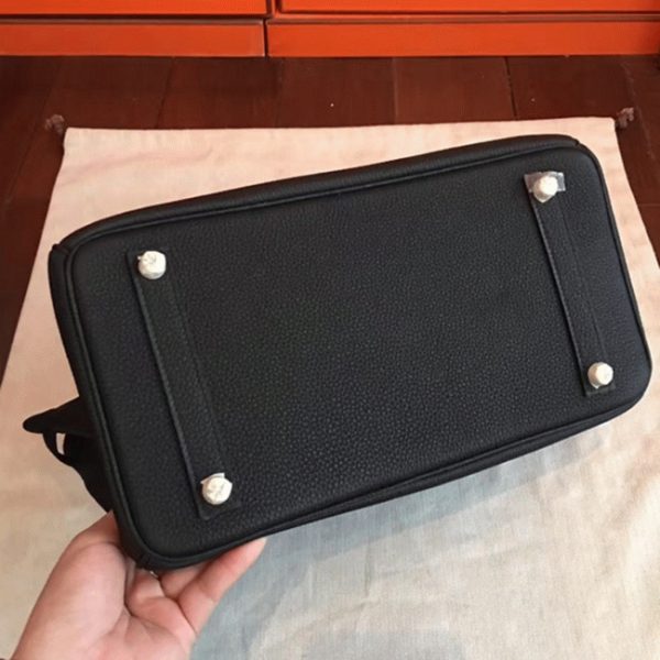 Réplique Hermes Birkin 40cm sac à main noir – Image 4