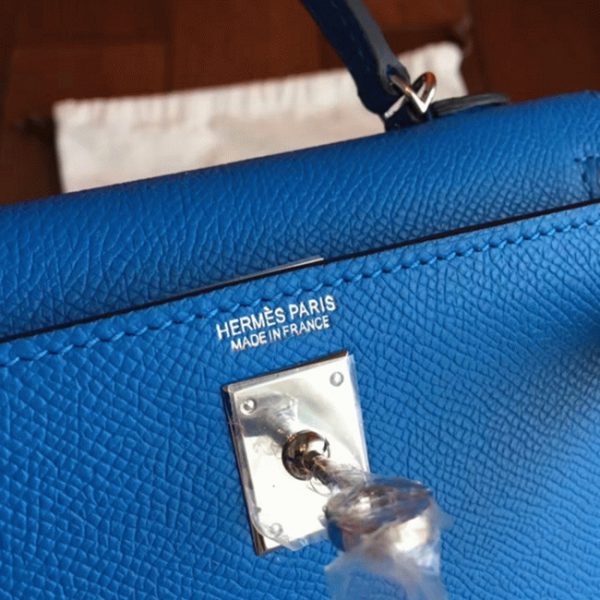 Réplique sac de créateur Hermes Kelly 20CM sac à main mykonos – Image 3