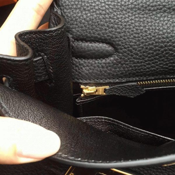Réplique Sac à main Hermès Kelly Retourne 32cm Noir Clémence – Image 2
