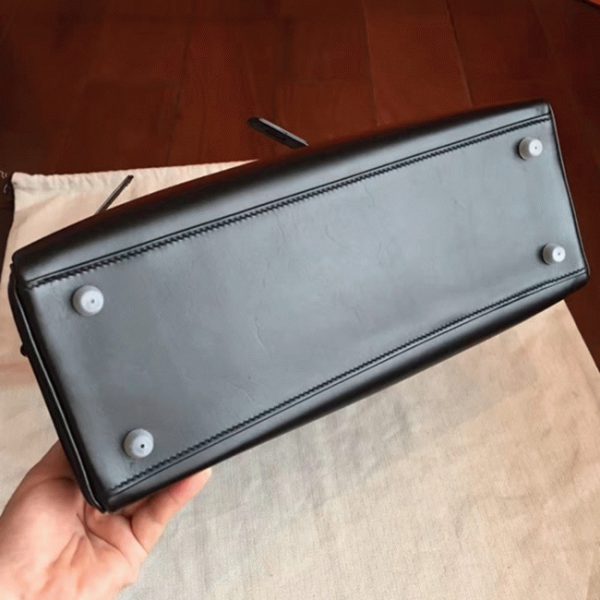 Imitation du sac à main Hermès Kelly Retourne 32cm So Black – Image 2