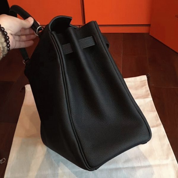 Réplique Sac à main Hermès Kelly Retourne 40cm Noir Clémence – Image 6