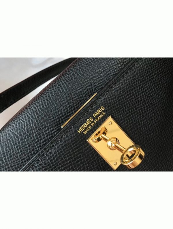 Réplique Sac Kelly Mini II Hermès Noir – Image 2