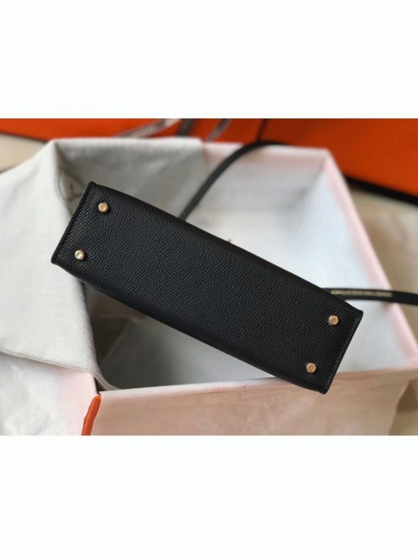 Réplique Sac Kelly Mini II Hermès Noir – Image 4