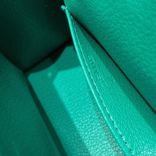 Faux Sac Kelly Mini II Hermès Vert Jade – Image 8
