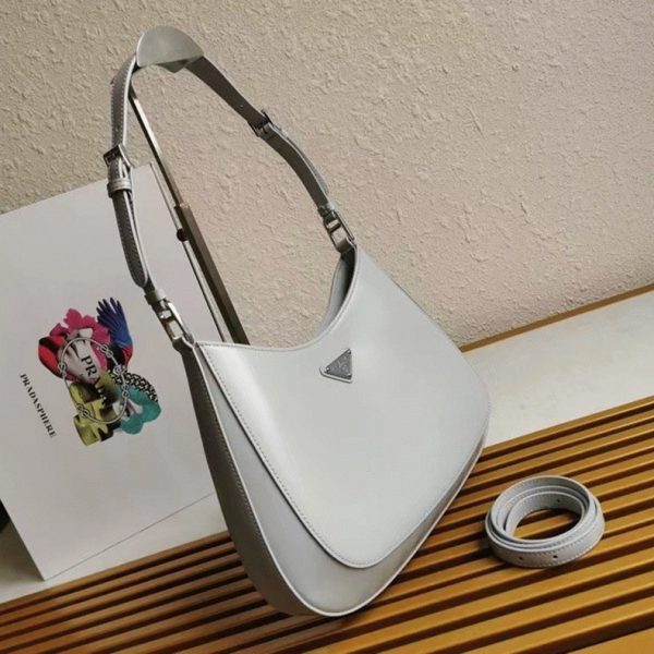 Réplique sac Prada Cleo grand modèle en bleu – Image 8