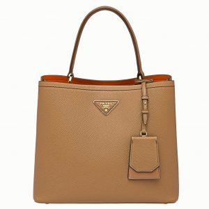 Réplique grand panier Prada en marron