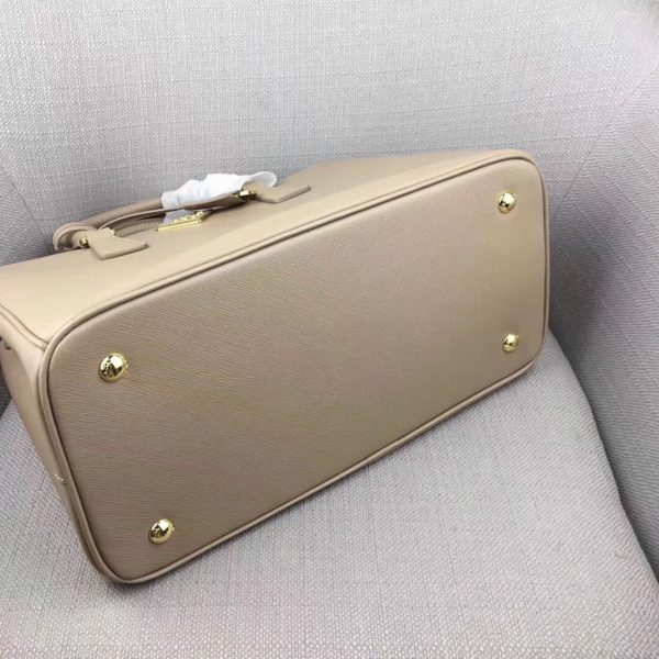 Fausse version du sac Prada Galleria grand format en gris – Image 6