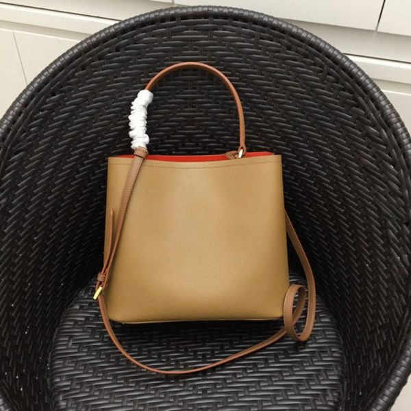 Réplique grand panier Prada en marron – Image 7