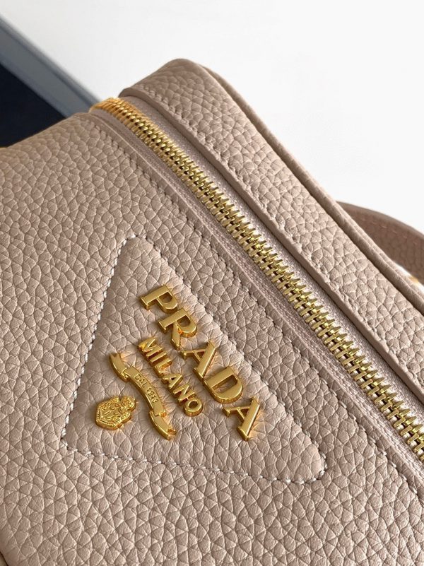Réplique mini vanity Prada en rose clair – Image 6