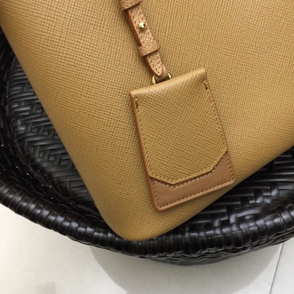 Réplique grand panier Prada en marron – Image 4