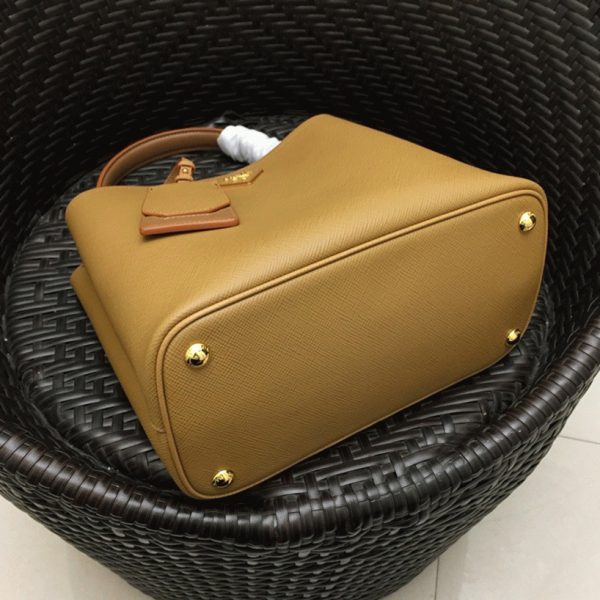 Réplique grand panier Prada en marron – Image 3