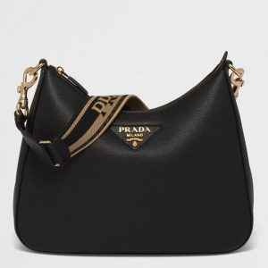 Contrefaçon sac bandoulière Prada en noir