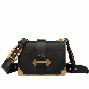 Réplique sacoche Prada Cahier en noir