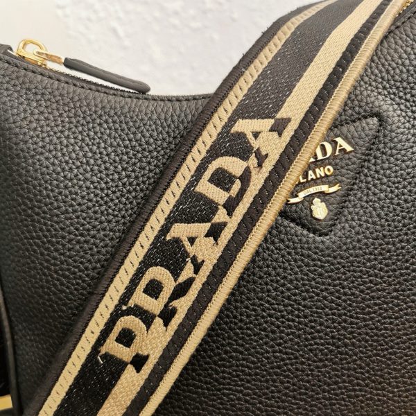 Contrefaçon sac bandoulière Prada en noir – Image 5