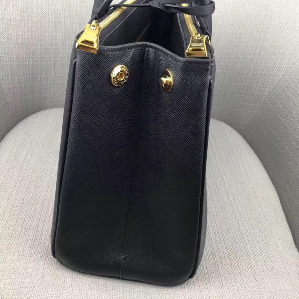 Réplique du sac Prada Galleria grand format en noir – Image 5