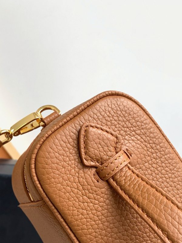 Imitation mini vanity Prada en marron – Image 8