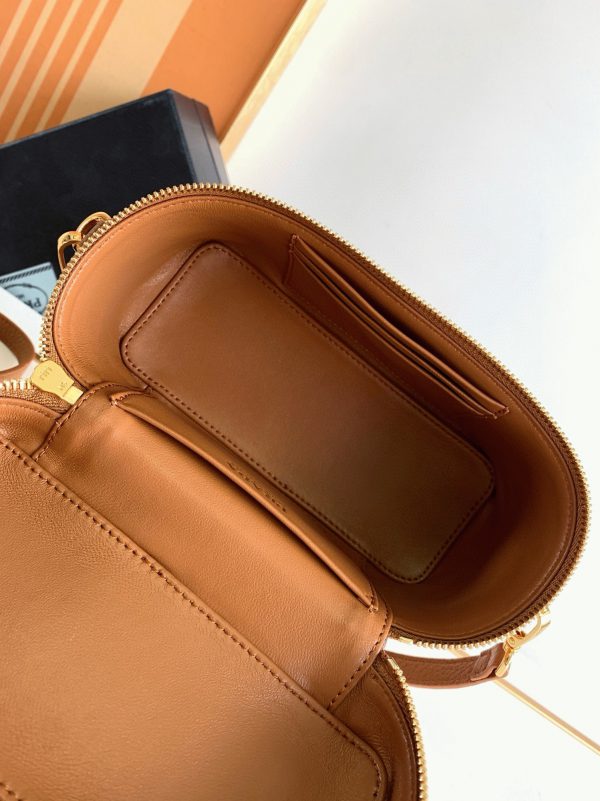 Imitation mini vanity Prada en marron – Image 6
