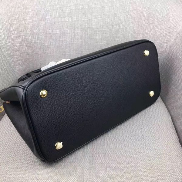 Réplique du sac Prada Galleria grand format en noir – Image 7