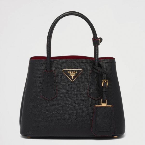 Réplique sac Prada Double Mini en noir