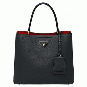 Contrefaçon grand panier Prada en noir