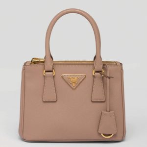 Réplique du sac Prada Mini Galleria en beige