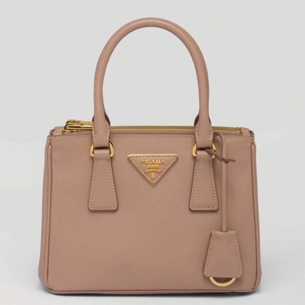 Réplique du sac Prada Mini Galleria en beige