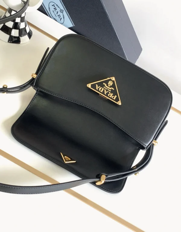Réplique sac bandoulière Prada en noir – Image 2