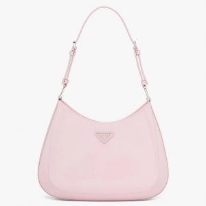 Contrefaçon sac Prada Cleo grand modèle en rose