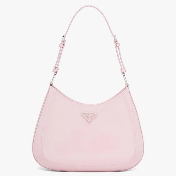 Contrefaçon sac Prada Cleo grand modèle en rose