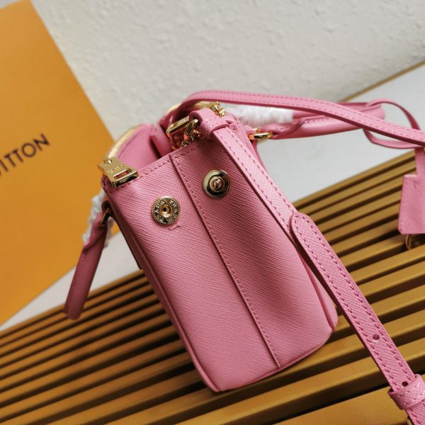Fausse version du sac Prada Mini Galleria en rose – Image 3