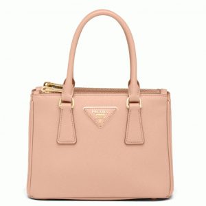Contrefaçon du sac Prada Mini Galleria en rose poudré