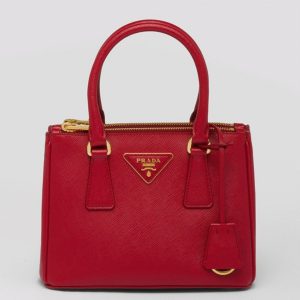 Réplique du sac Prada Mini Galleria en rouge