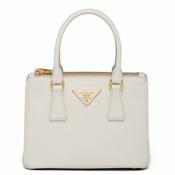 Fausse version du sac Prada Mini Galleria en blanc