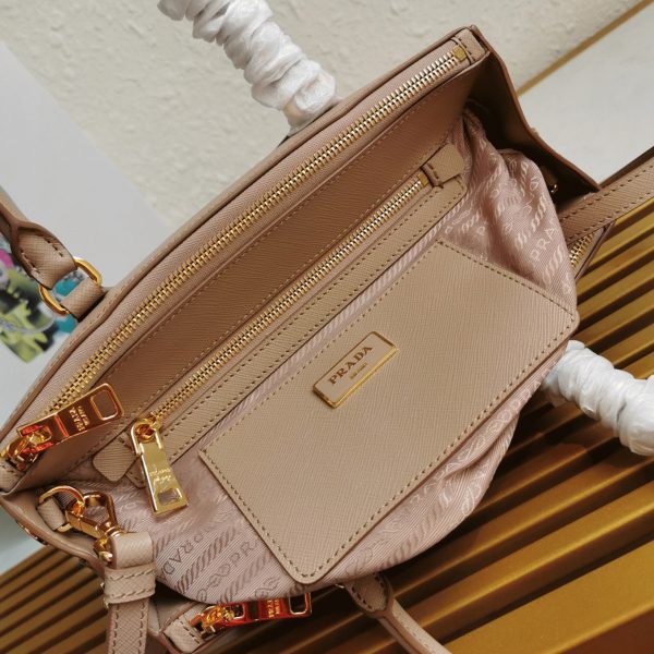 Réplique du sac Prada Galleria moyen format en beige – Image 2