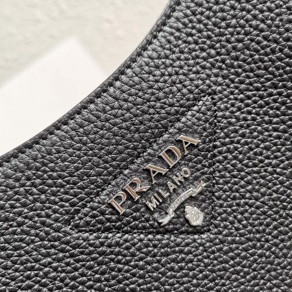 Meilleure réplique sac Prada Hobo en noir – Image 10