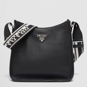 Meilleure réplique sac Prada Hobo en noir