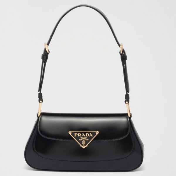 Faux sac bandoulière Prada en noir