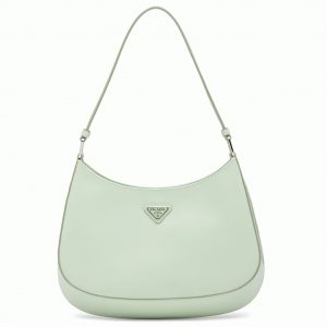 Contrefaçon sac Prada Cleo petit modèle en aqua