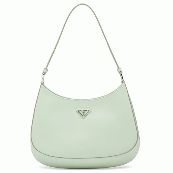 Contrefaçon sac Prada Cleo petit modèle en aqua