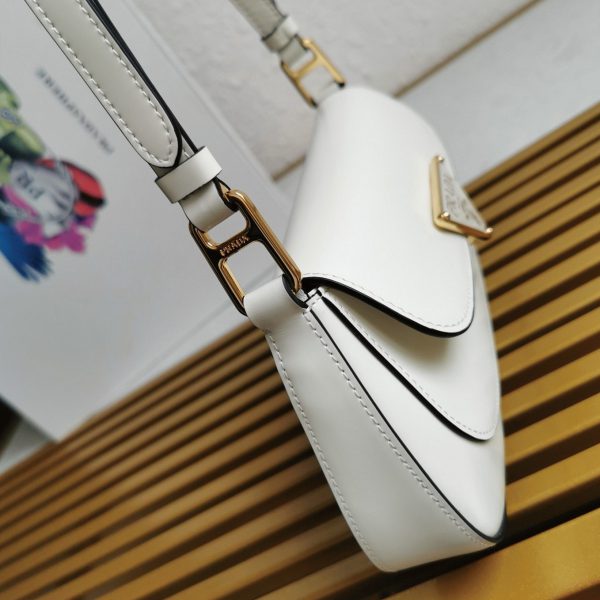 Contrefaçon sac bandoulière Prada en blanc – Image 8