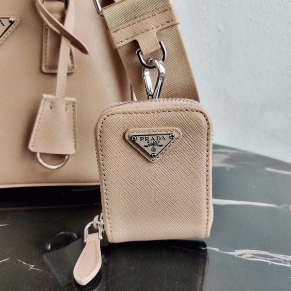 Réplique du sac Prada Galleria mini format en beige – Image 2