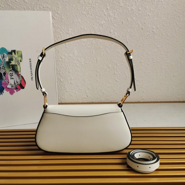 Contrefaçon sac bandoulière Prada en blanc – Image 2